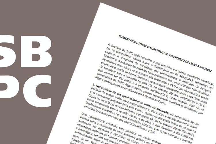SBPC comenta projeto de lei de Programa de Excelência para universidades e institutos