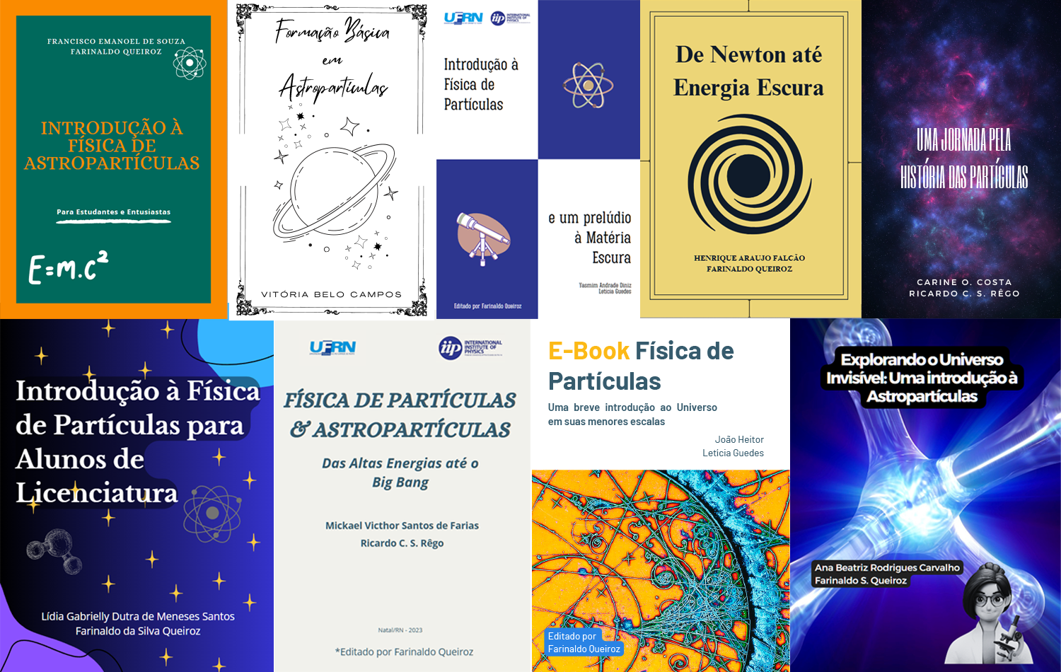 13 ebooks de Física de Partículas para o Ensino Médio