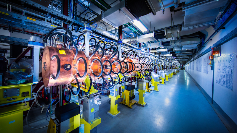 Acelerador de partículas do CERN. (Crédito: CERN)