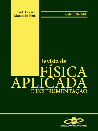 Capada Revista Física Aplicada Instrumentação da SBF.