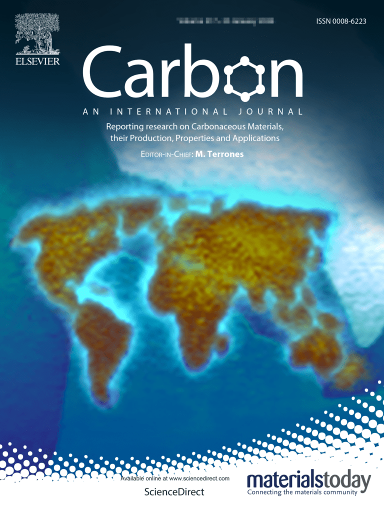 Capa da revista Carbon,Volume 220 de 20 de fevereiro de 2024.