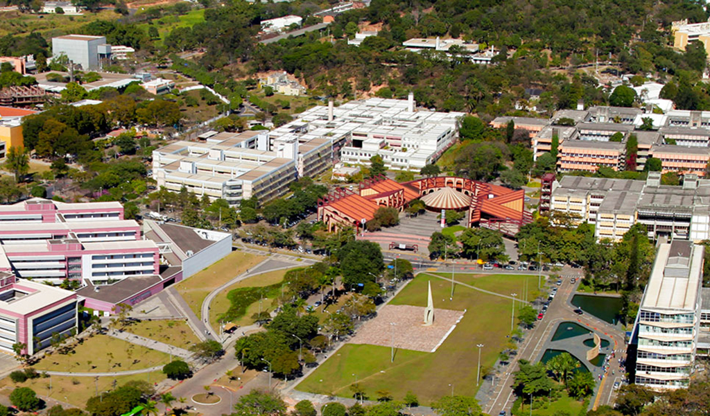 Foto aérea da UFMG.