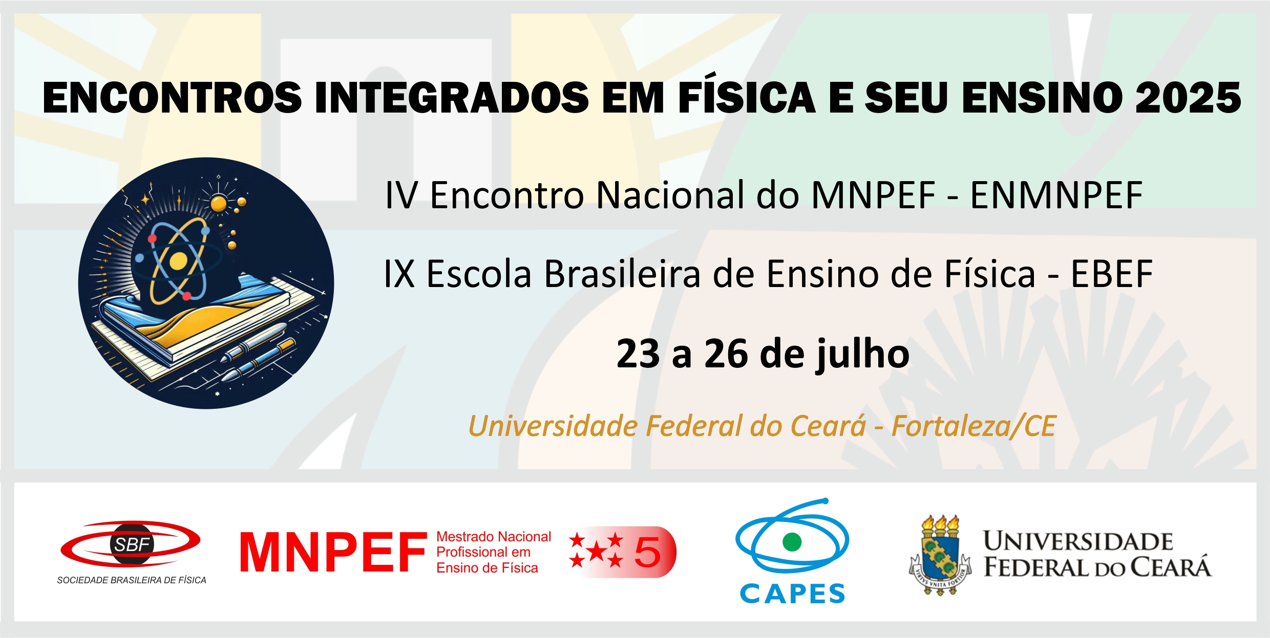 Organização dos EIFE 2025 anuncia eventos em Fortaleza e prazo para submissão de resumos